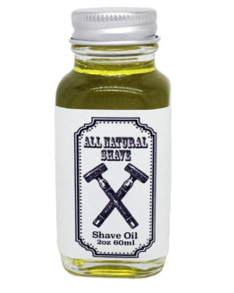 Shave oil 2 ounces in glass